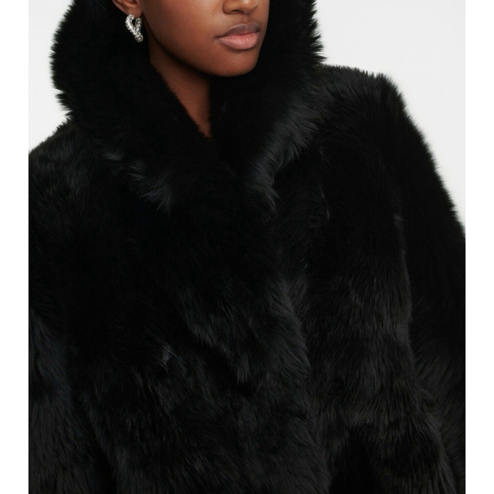 NWT $4495 Nili Lotan Damien Shearling Toscana Coat Size Large Oversized Luxury - Picture 7 of 16